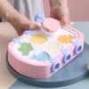 Silicone Ice Lattice Boat Shape DIY Children's Homemade Ice Cream Mold Ice Cream Chocolate Making Mold Removable Silicone Popsicle Molds;  Cute Ice Po