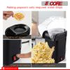 5 Core Hot Air Popcorn Popper Machine 1200W Electric Popcorn Kernel Corn Maker Bpa Free, 95% Popping Rate, 2 Minutes Fast, No Oil-Healthy Snack for Ki